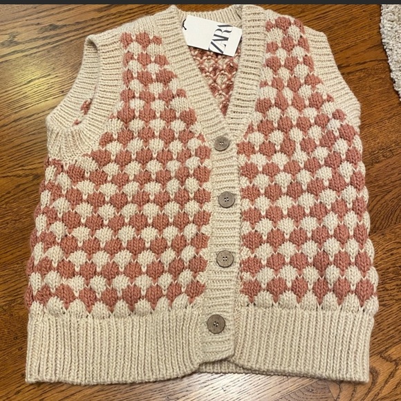 Zara Jackets & Coats Zara Sweater Vest Poshmark